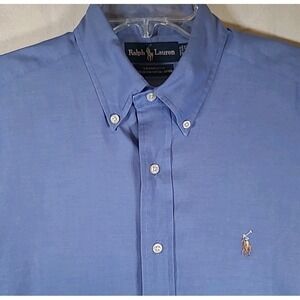 Ralph‎ Lauren Yarmouth Shirt Mens Size 15.5-35 Yarmouth Pinpoint Oxford